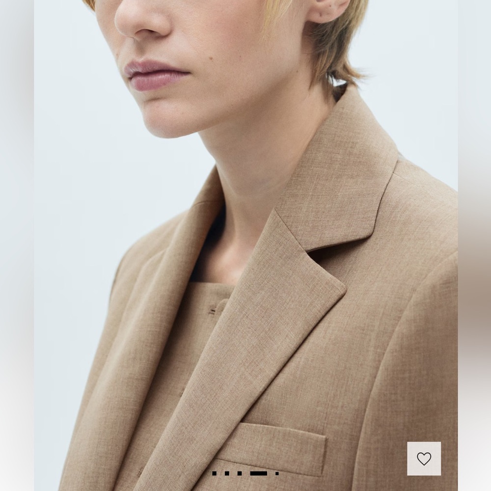 Mango Tan Blazer & Suit Jacket - image 3